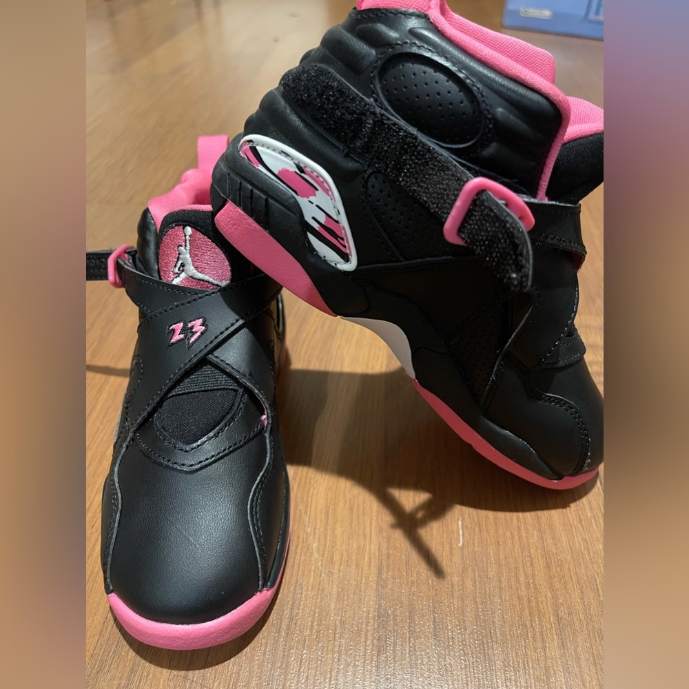 Nike Jordan- Toddler girl, Hot Pink & Black